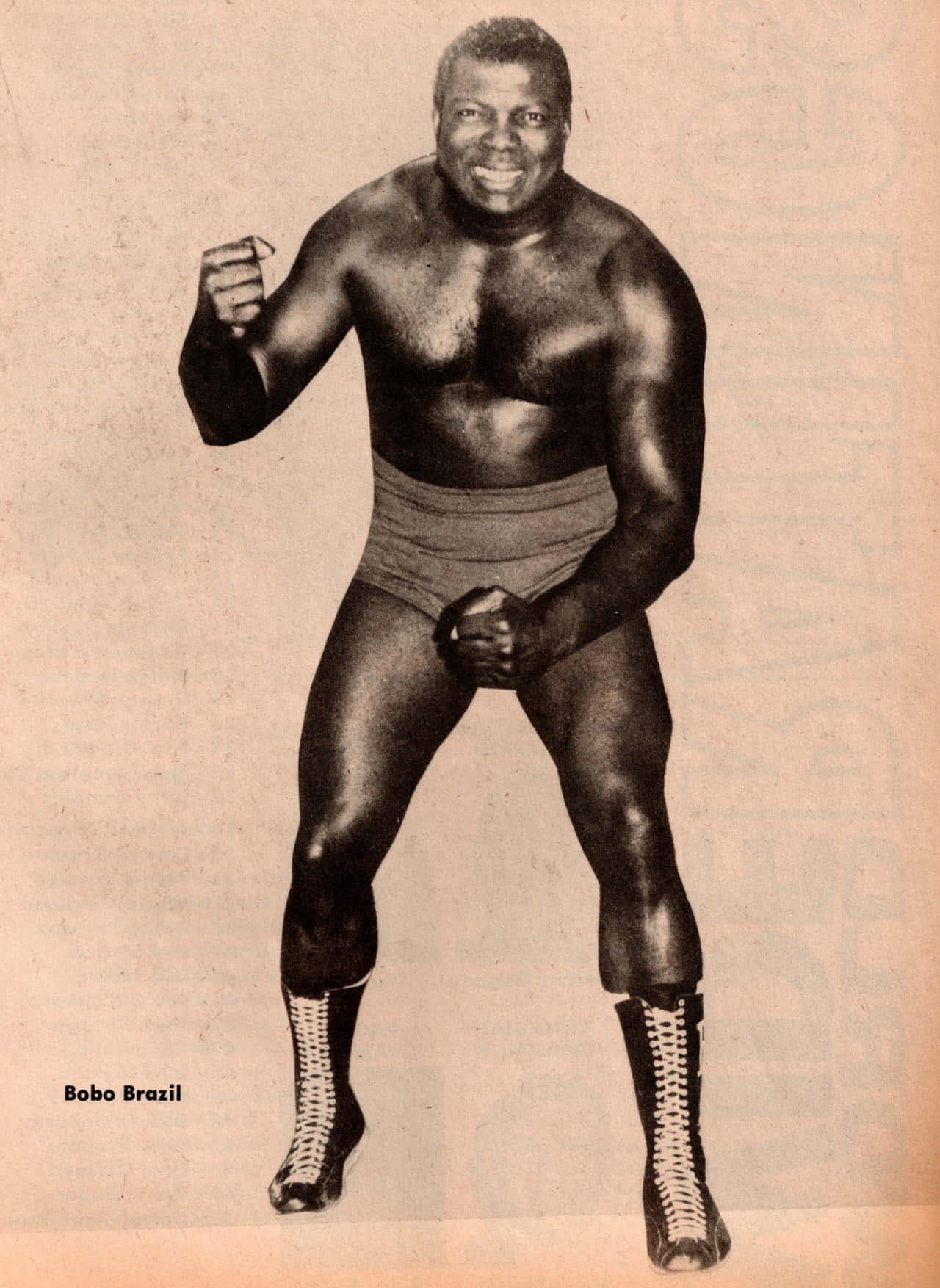 Bobo Brazil Former Wrestling Heavyweight Champion Picture