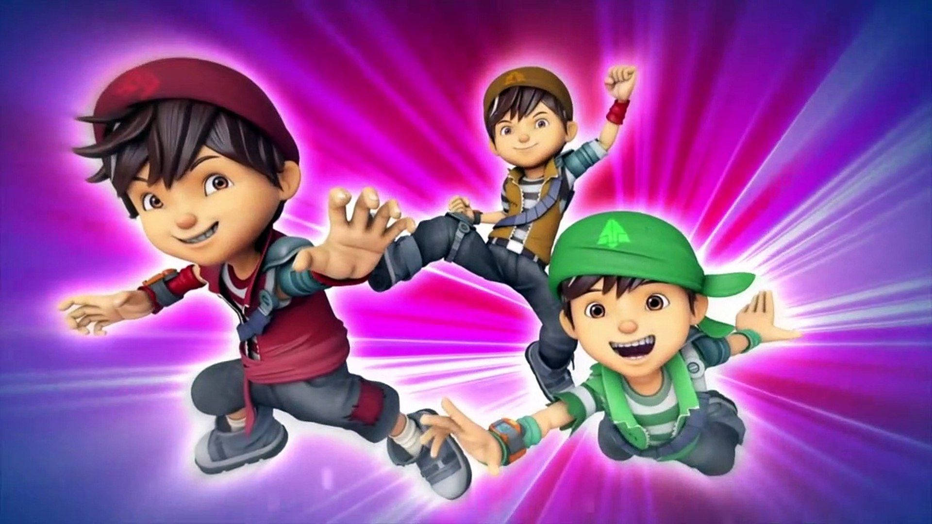 Boboiboy Hd Leaf And Earth Forms Picture