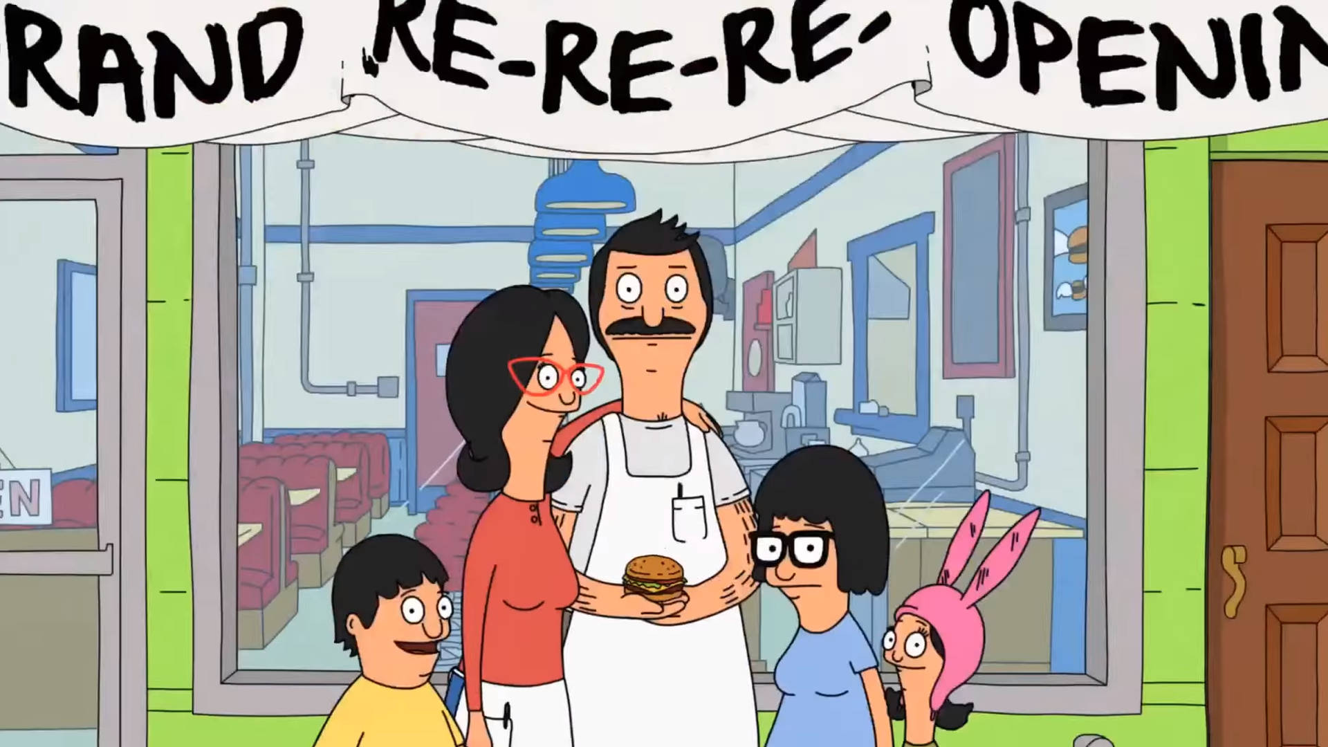 Bobs Burgers Grand Re-re-re-opening Wallpaper