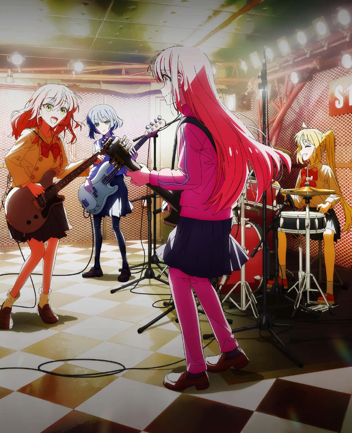 Bocchi The Rock Band Performance Wallpaper