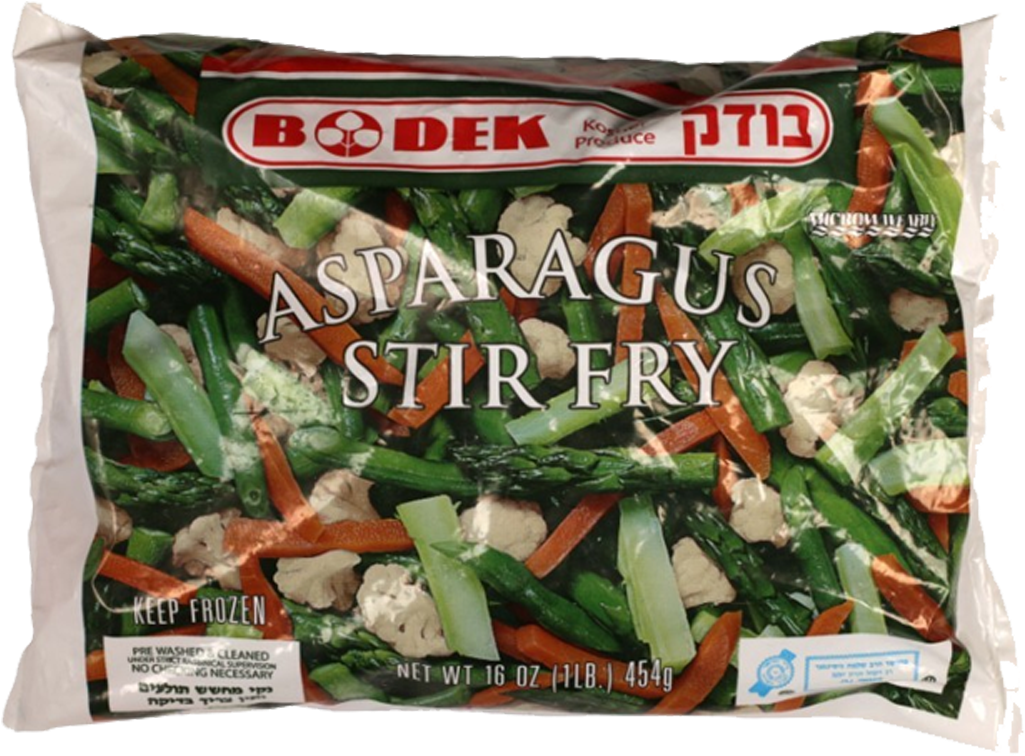 Download Bodek Asparagus Stir Fry Frozen Vegetables Package