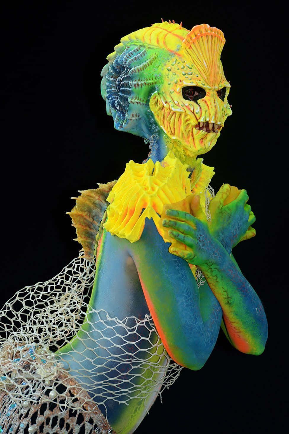 Body Painting Festival Fish Aesthetic Paint Picture