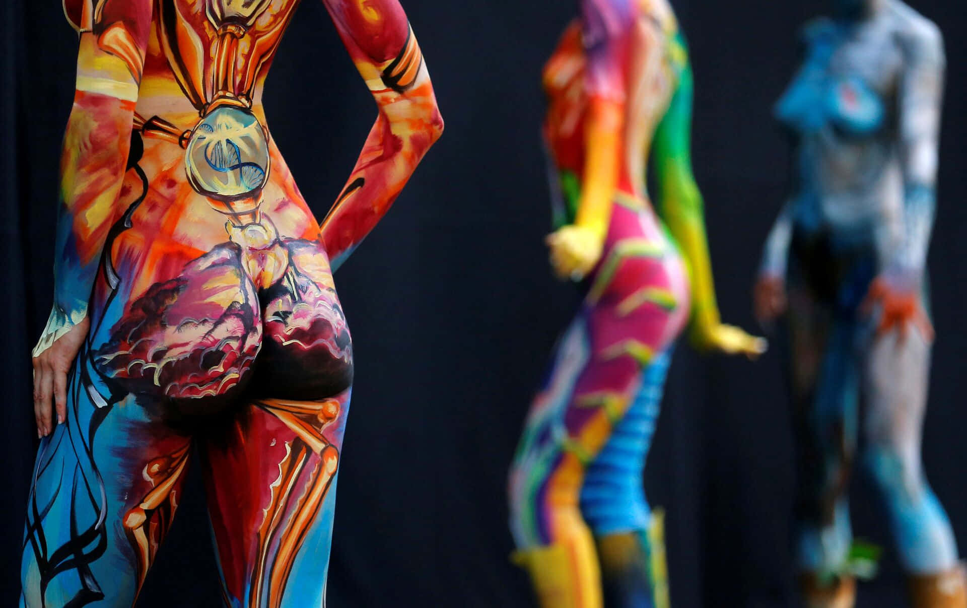 People of All Ages Gather for Annual Body Painting Festival