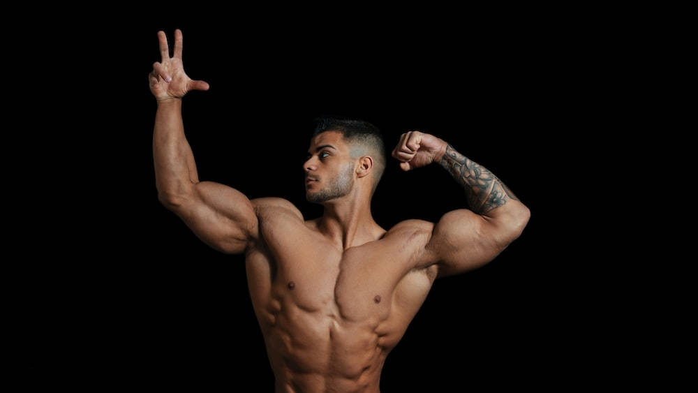 Bodybuilder Guy Posing Hd Wallpaper