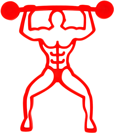 Bodybuilder Silhouette Weightlifting PNG