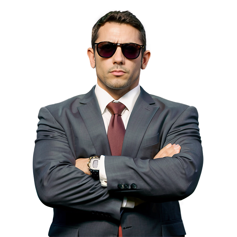 Download Bodyguard With Sunglasses Png Utg55 | Wallpapers.com