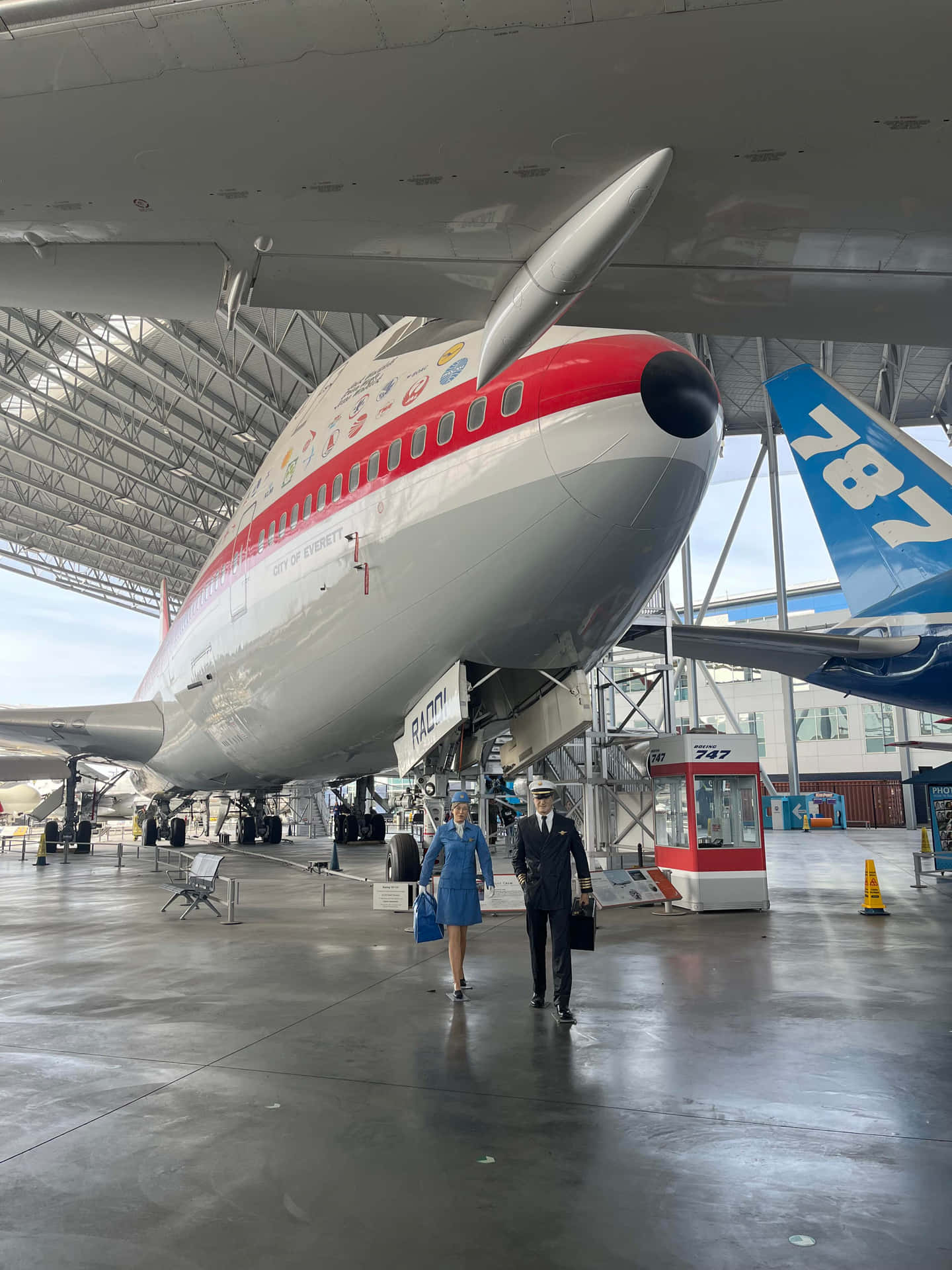 Boeing_747_ Exhibit_ At_ Museum_ Of_ Flight Wallpaper