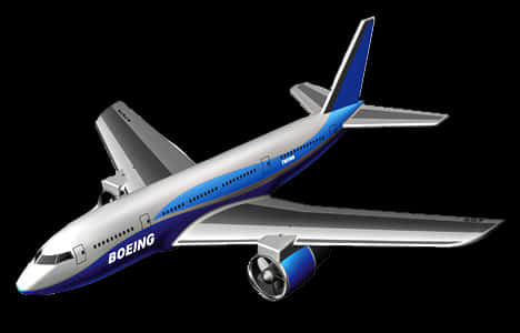 Boeing Commercial Airplane Profile PNG