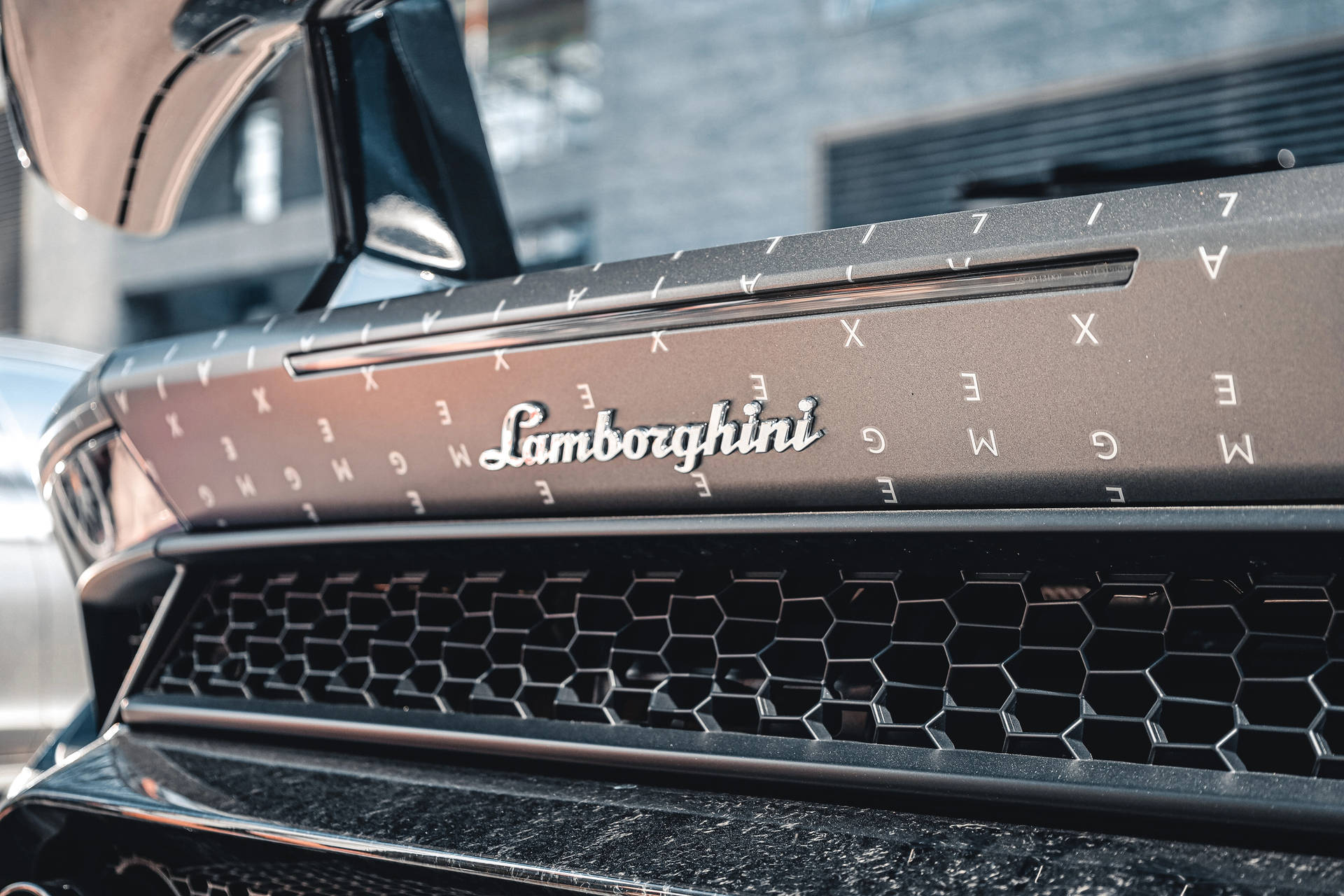 Bogstavdesign Lamborghini Galaxy Wallpaper