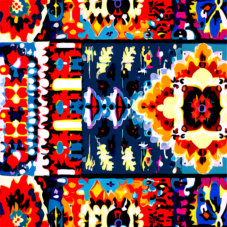 Bohemian Chic Carpet Png Mfx17 PNG