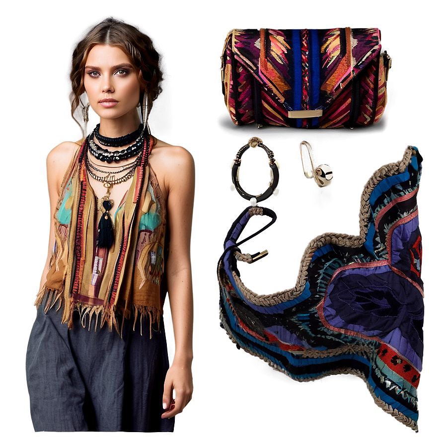 Bohemian Fashion Essentials Png 91 PNG