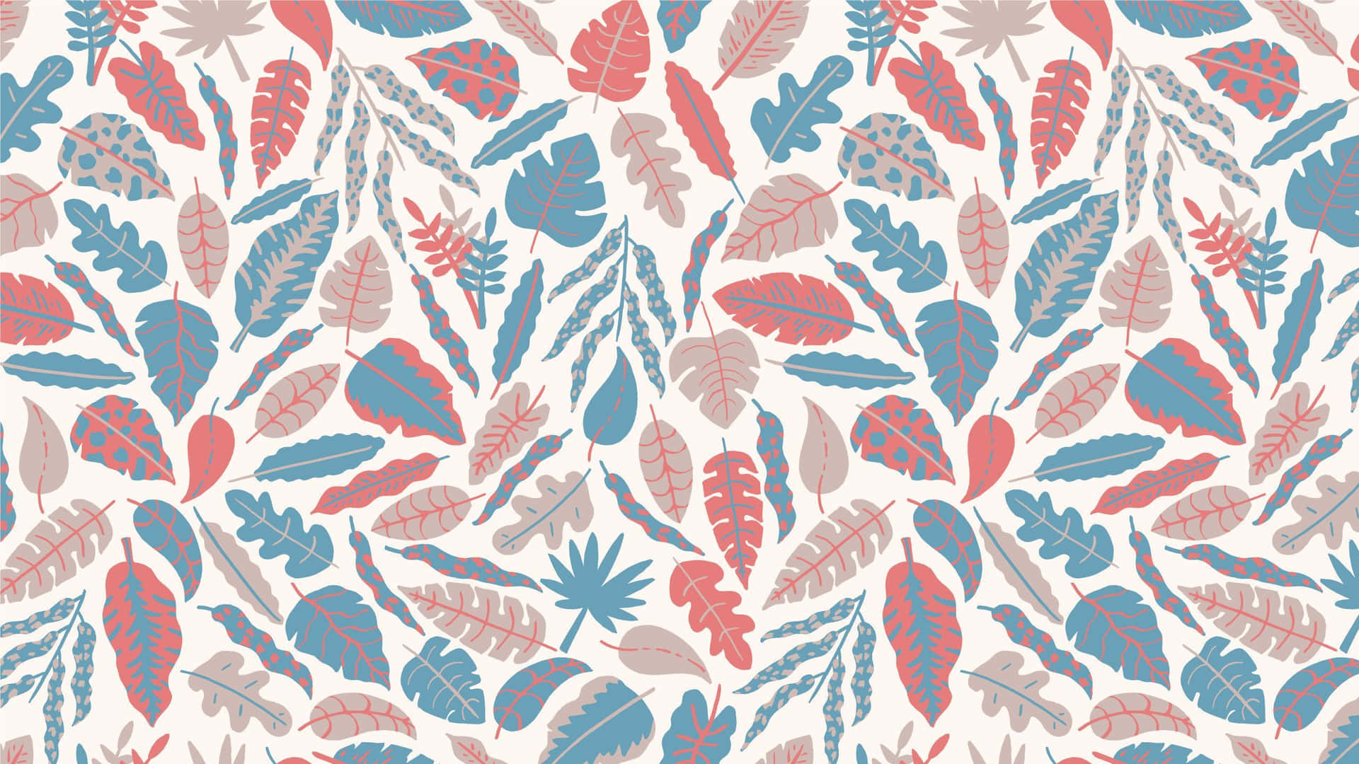 Bohemian_ Foliage_ Pattern_ Background Wallpaper