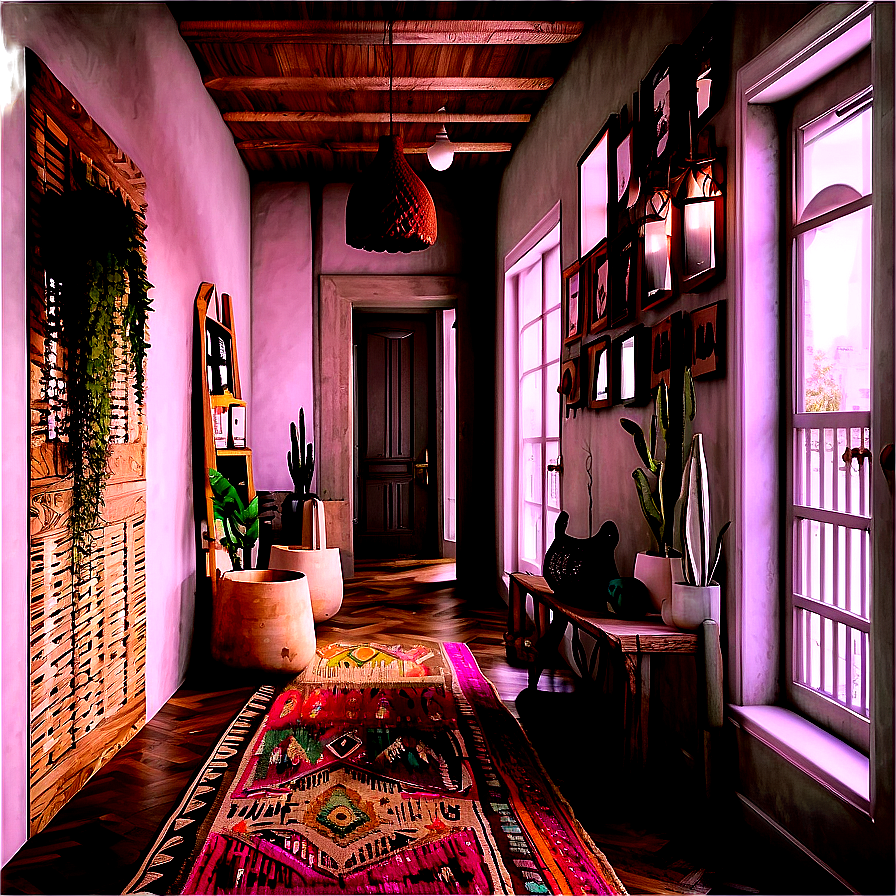 Bohemian Hallway Inspirations Png 06242024 PNG