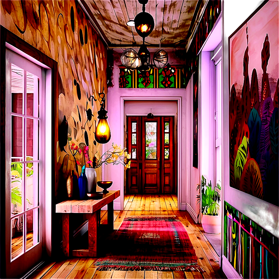 Bohemian Hallway Inspirations Png 06242024 PNG