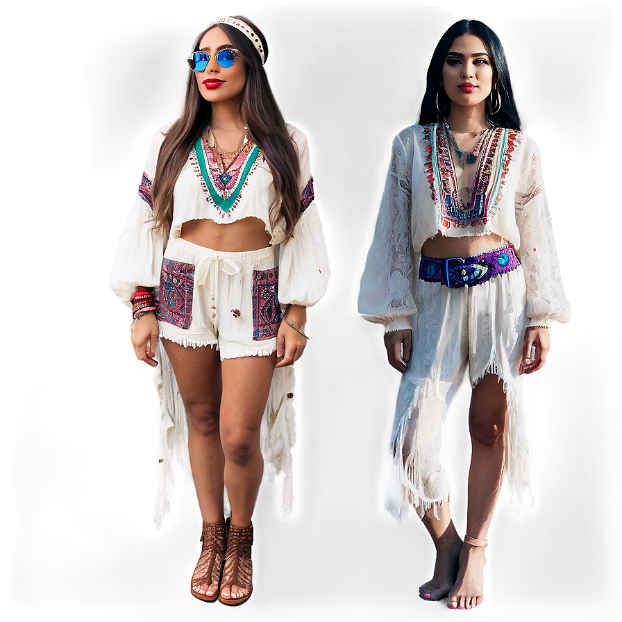 Bohemian Outfit Vibes Png 59 PNG