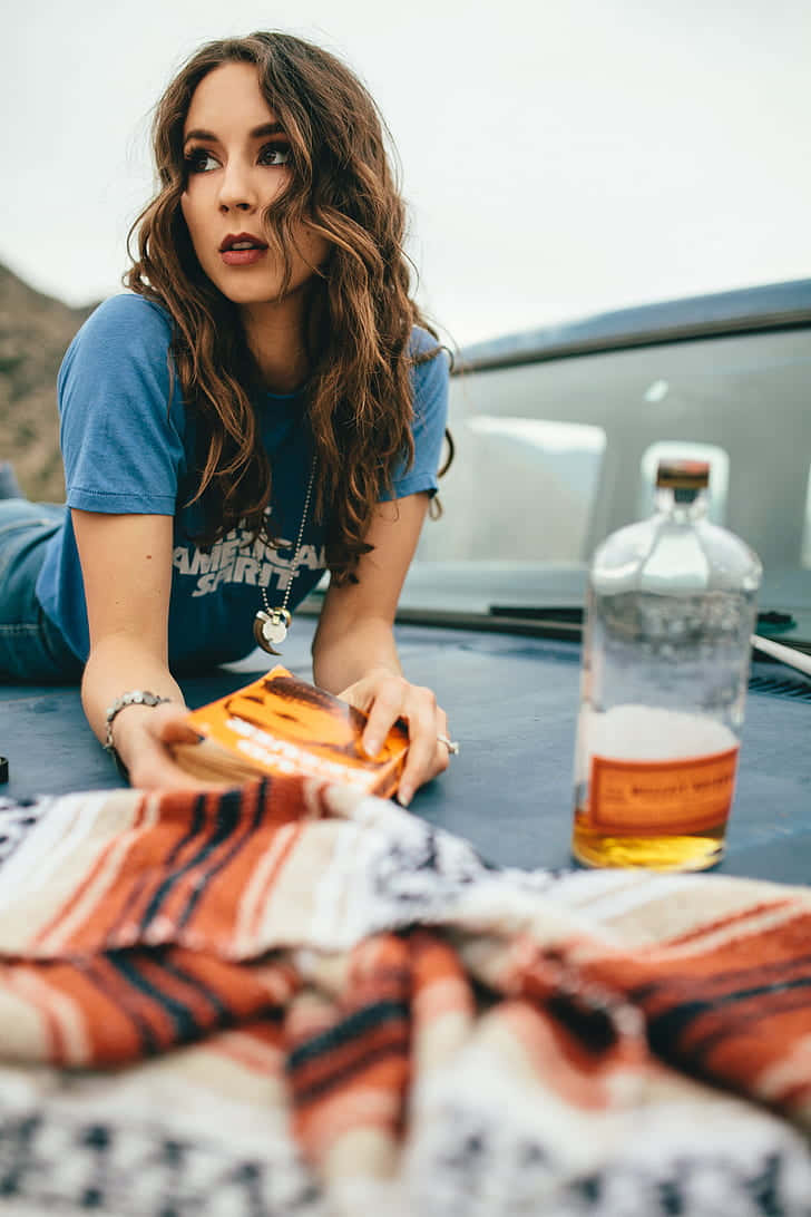 Bohemian Picnic_ Granola Girl Aesthetic.jpg Wallpaper