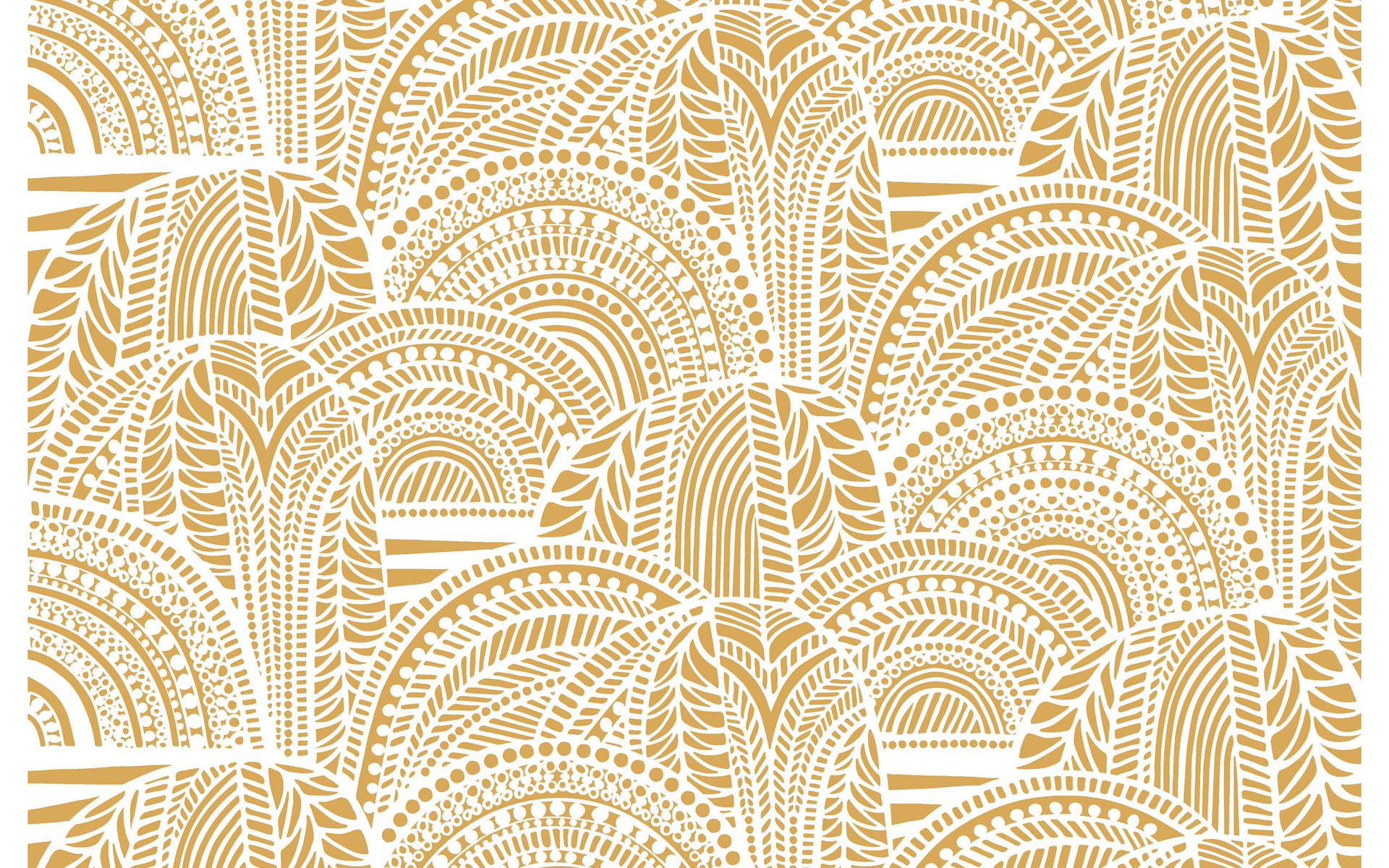 Bohemian Scallops Cool Pattern Wallpaper