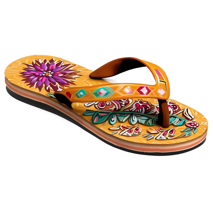 Bohemian Style Flip Flop Png 40 PNG