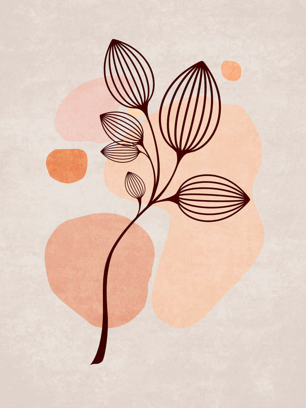 Einepflanze Mit Blättern Wallpaper