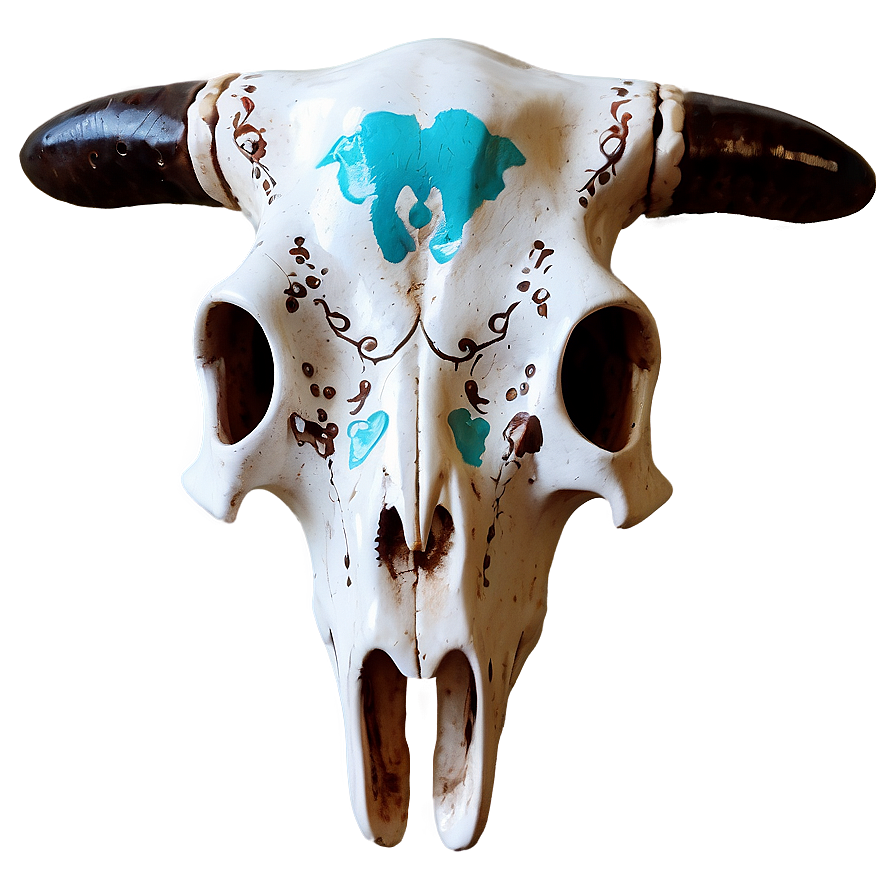 Boho Chic Cow Skull Png Dld67 PNG