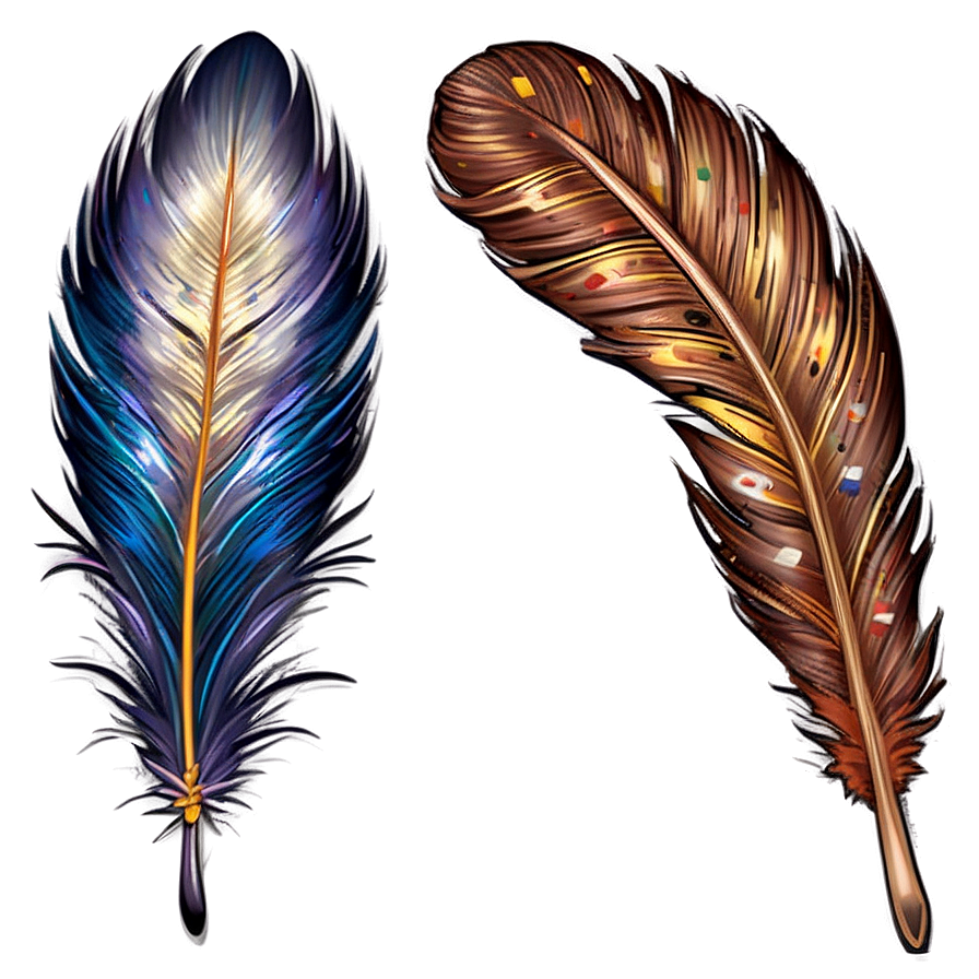 Boho Chic Feather Png Rre PNG