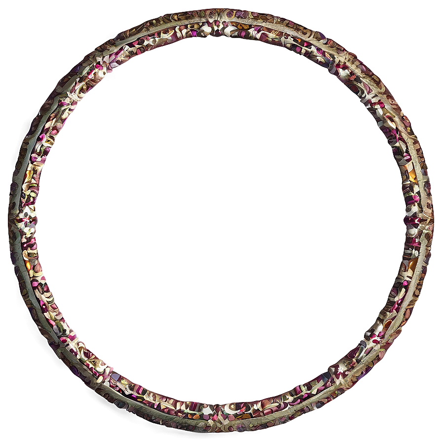 Boho Circle Frame Png 84 PNG