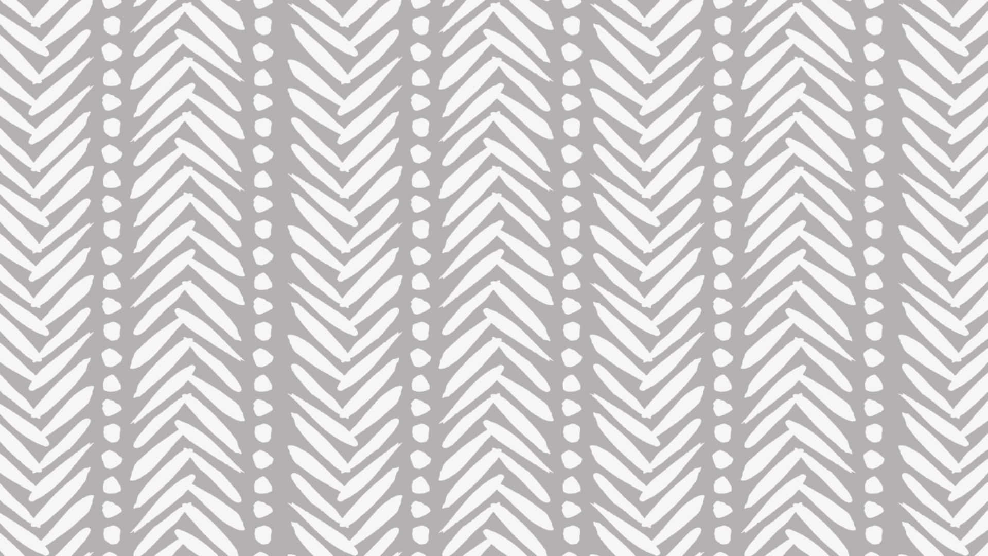 A Gray And White Herringbone Pattern Wallpaper