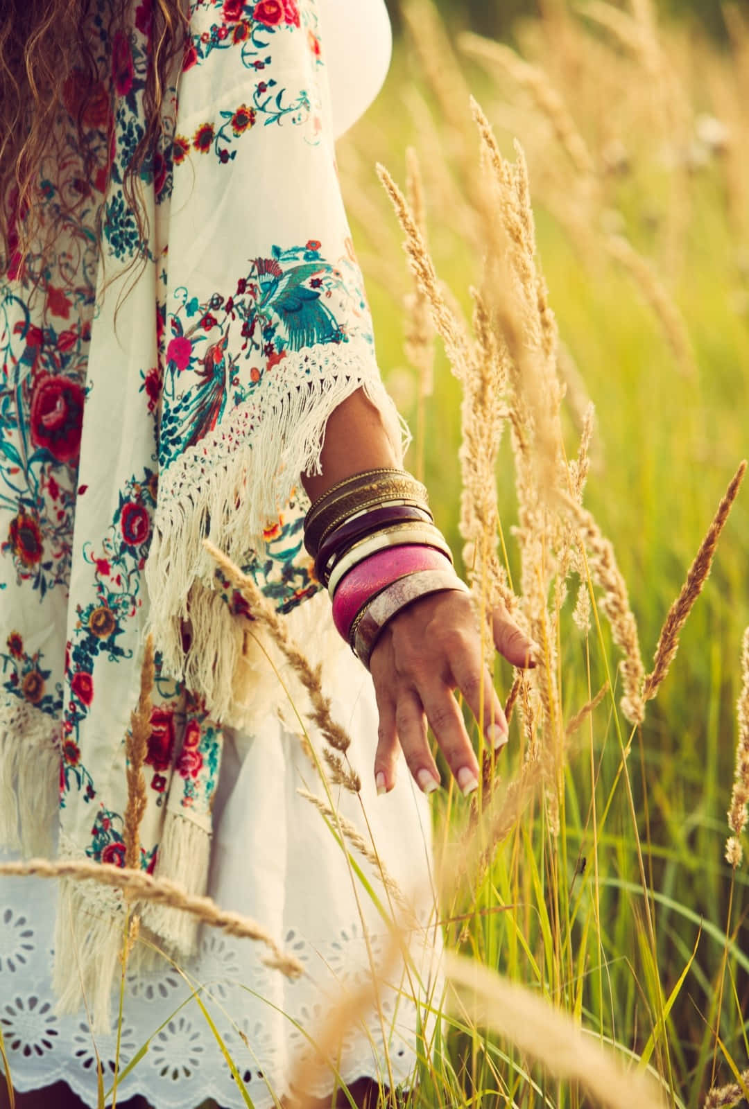 Boho Hippie Stylein Nature Wallpaper