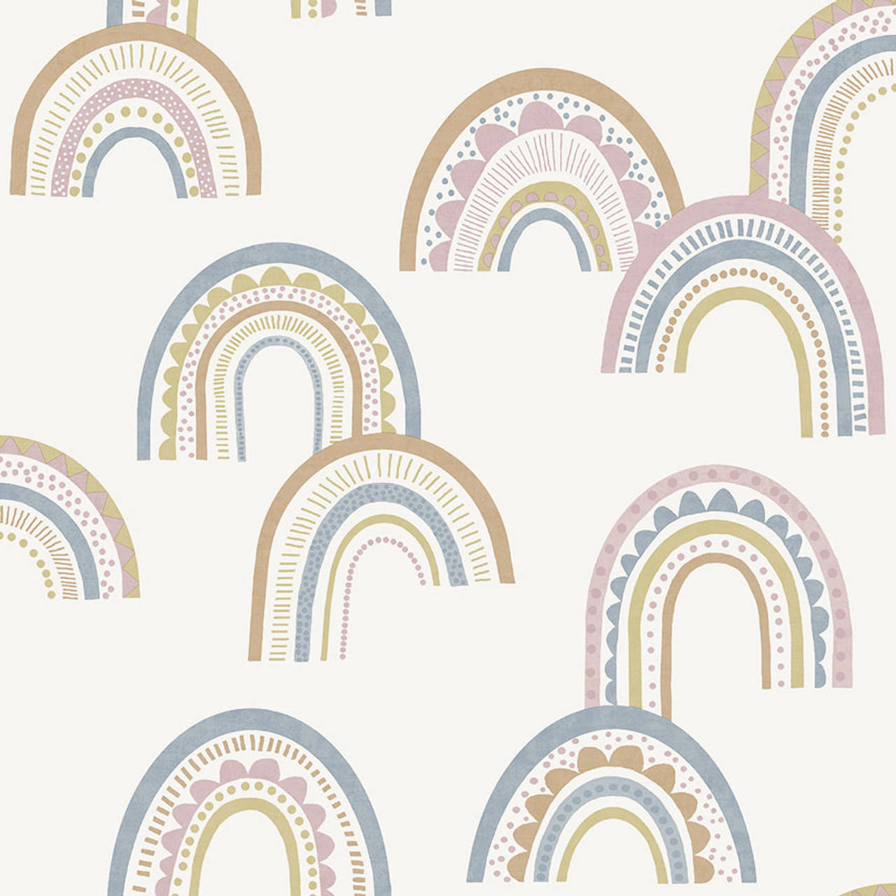 A Pattern of Bright Colors and Patterns Wallpaper