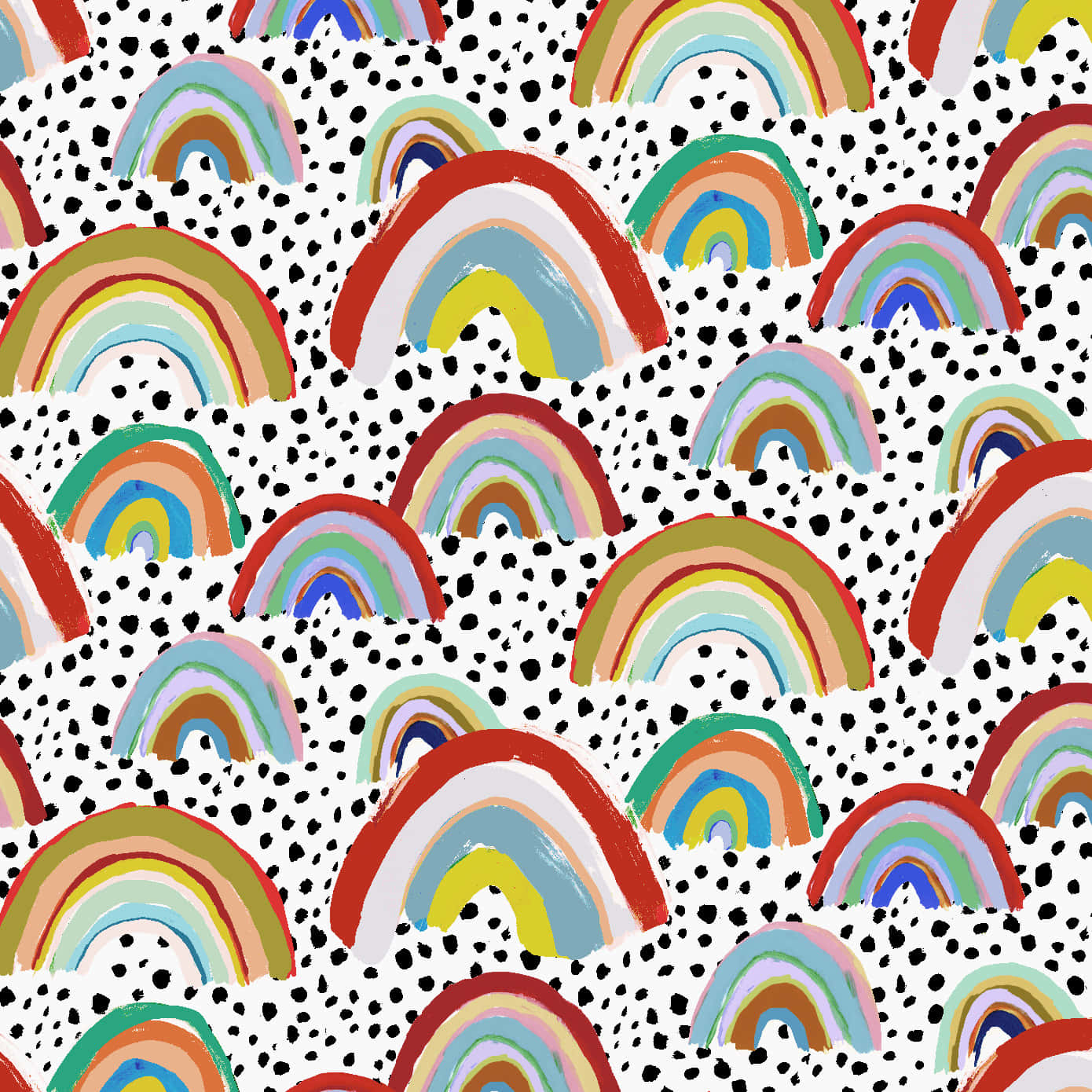 Boho Rainbow Background