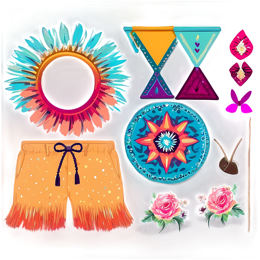 Boho Summer Vibes Png Mpc5 PNG