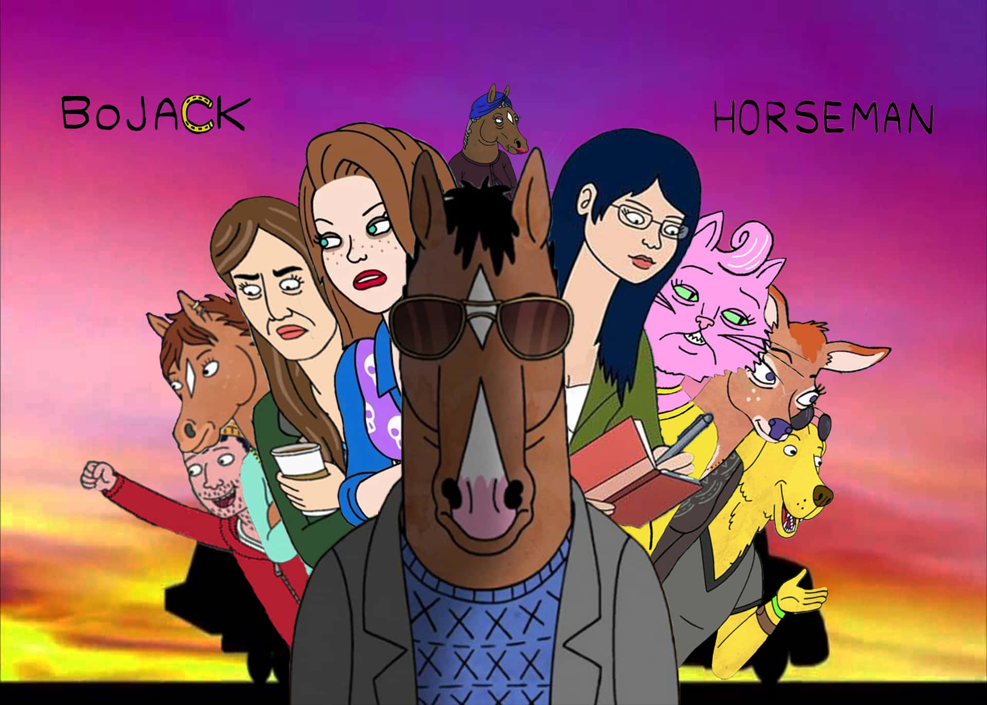 Bojack Horseman, the insecure but resilient protagonist of the adult animated Netflix series