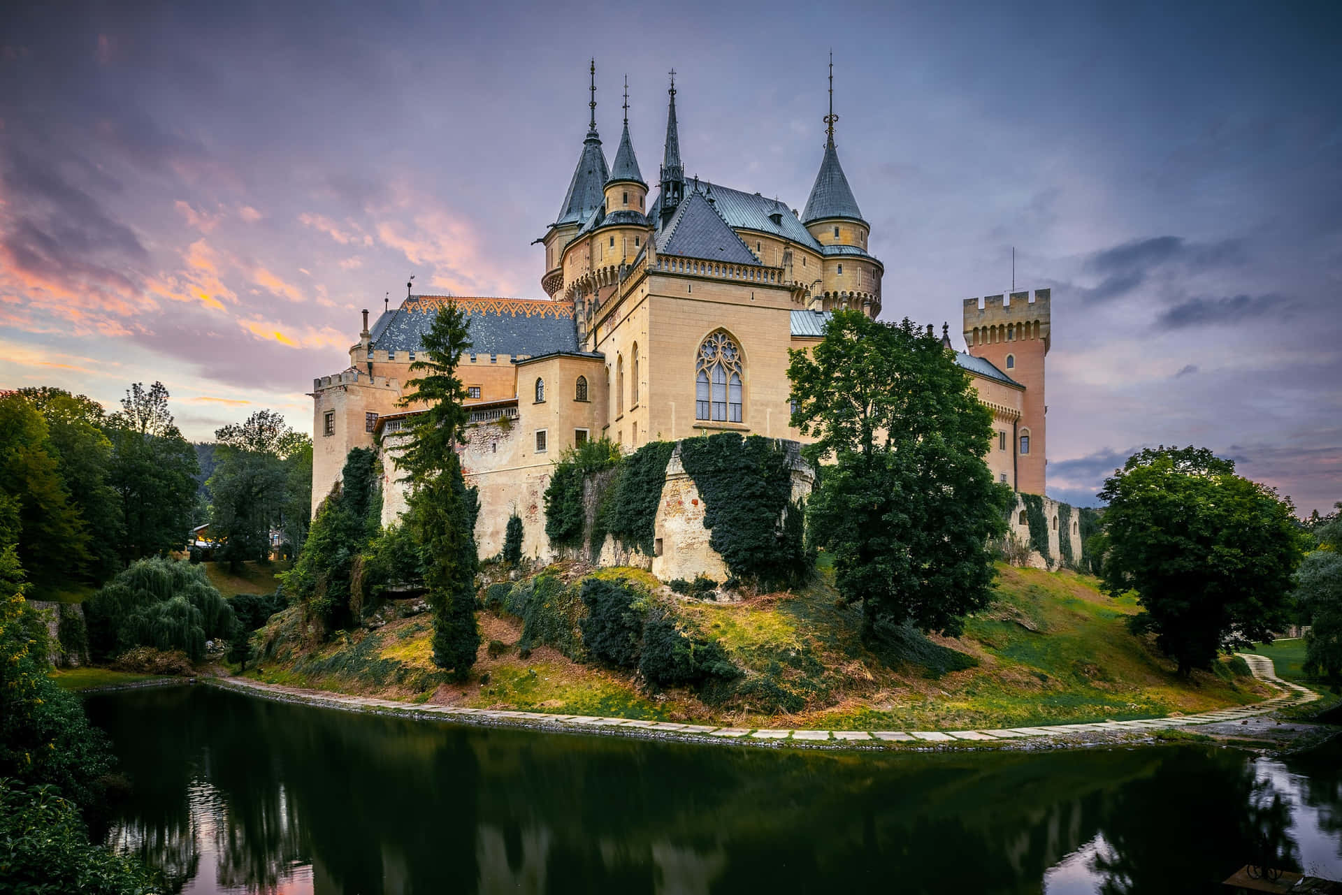 Bojnice Castle In The Afternoon Wallpaper