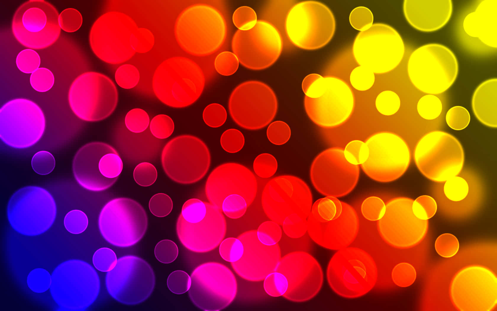 A Colorful Background With Many Lights