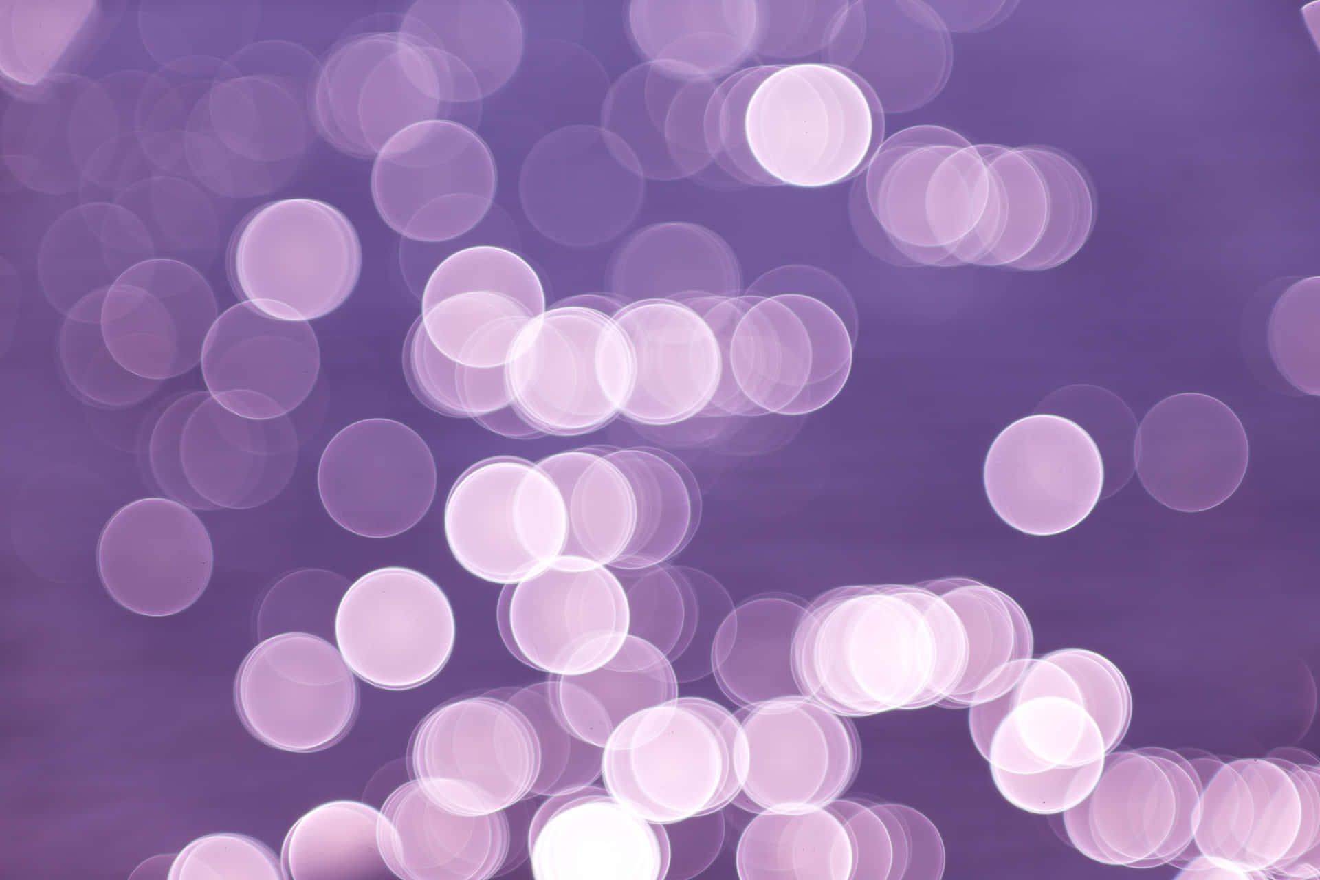 Bokeh Lights On Purple Background