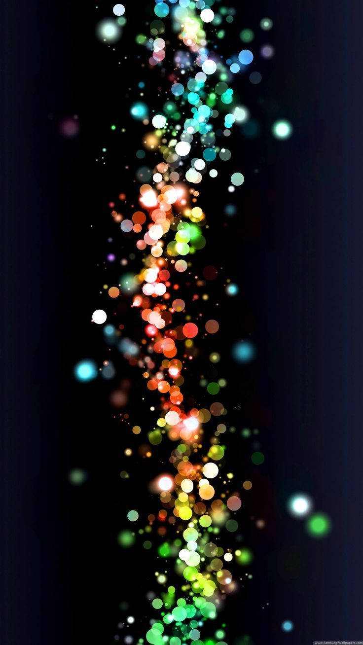 Bokeh Effect Cell Phone Background