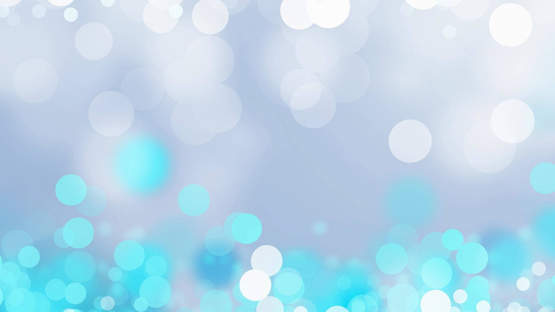 Bokeh Lights Blue Glitter Pattern Wallpaper