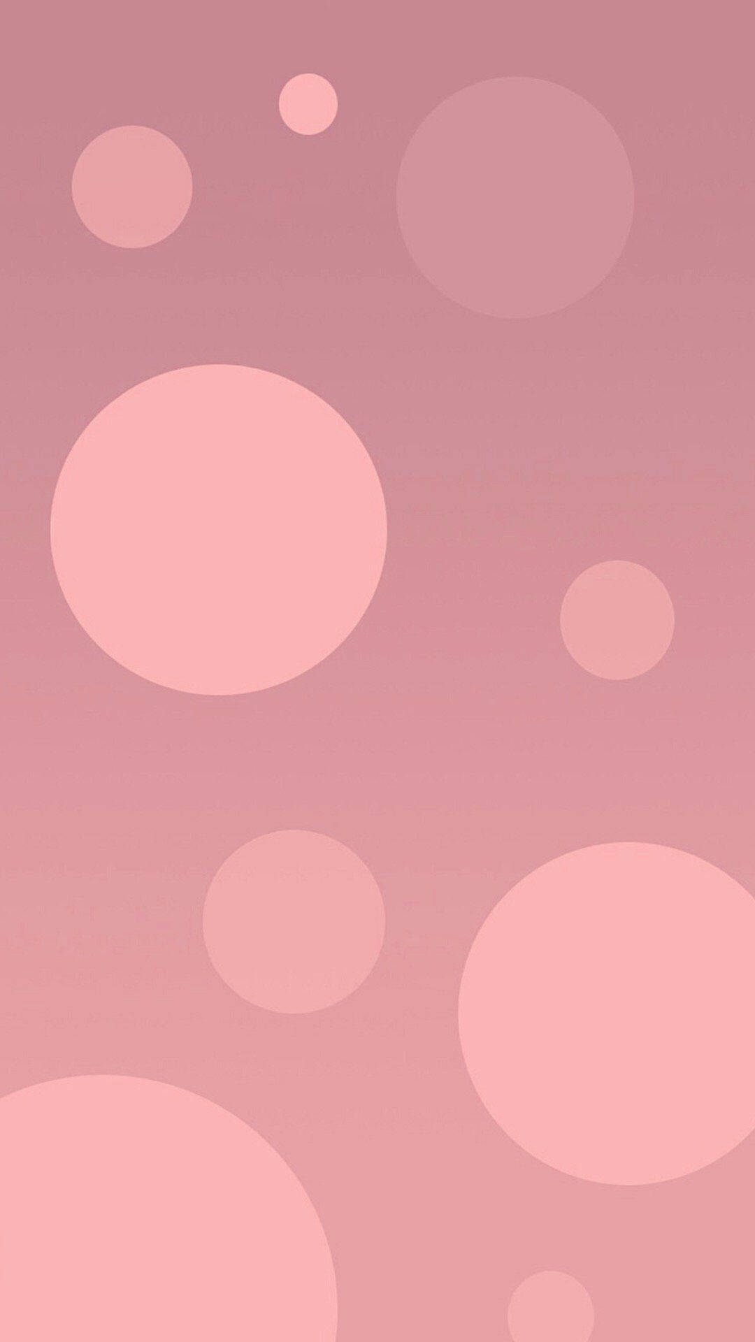 Bokeh Rose Guld Iphone Wallpaper