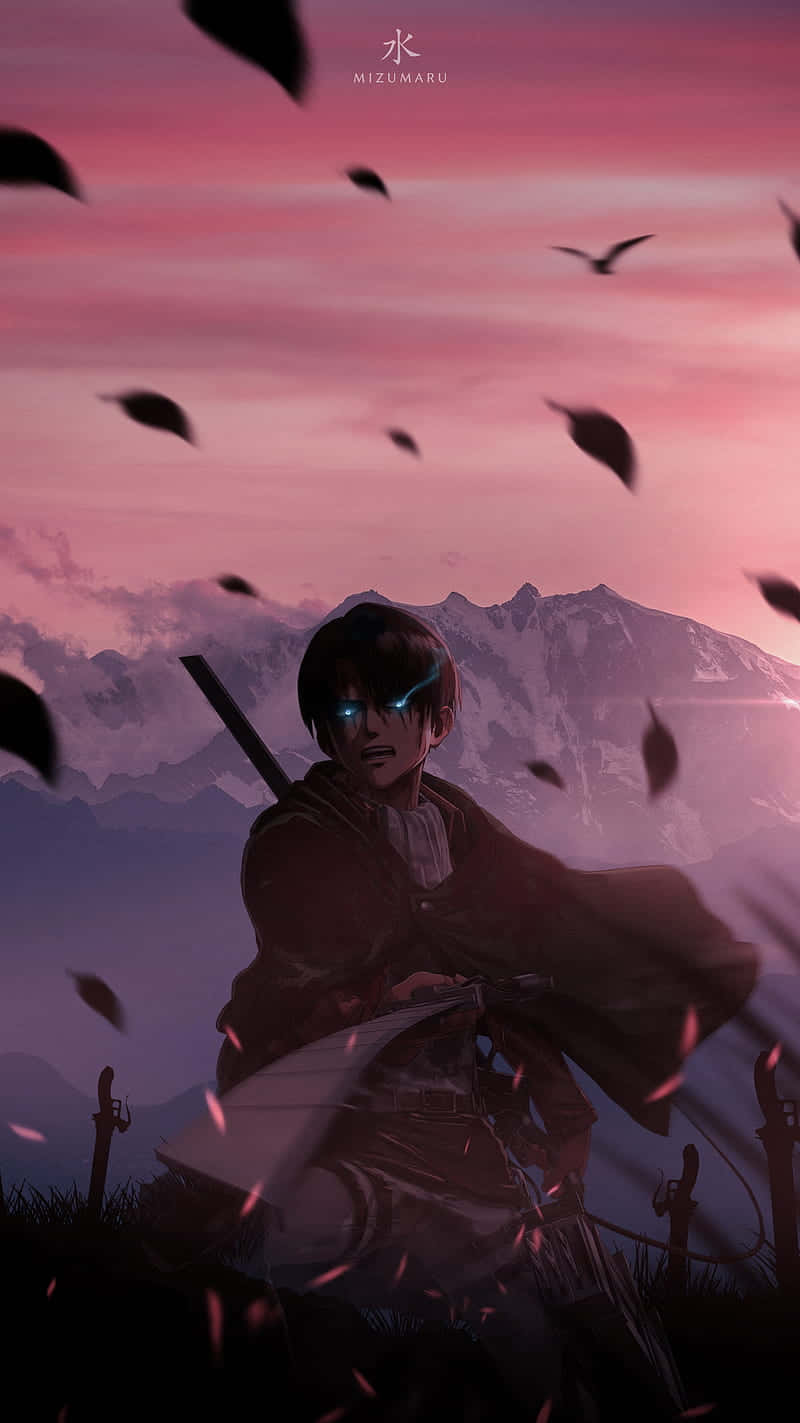 Download Bold And Fearless Mikasa Ackerman Wallpaper | Wallpapers.com