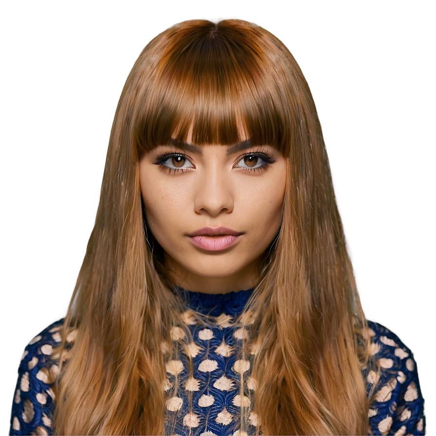 Bold Bangs Statement Png Jaw PNG