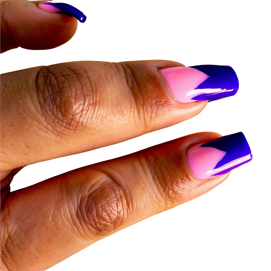 Bold Color Acrylic Nails Png Jln PNG