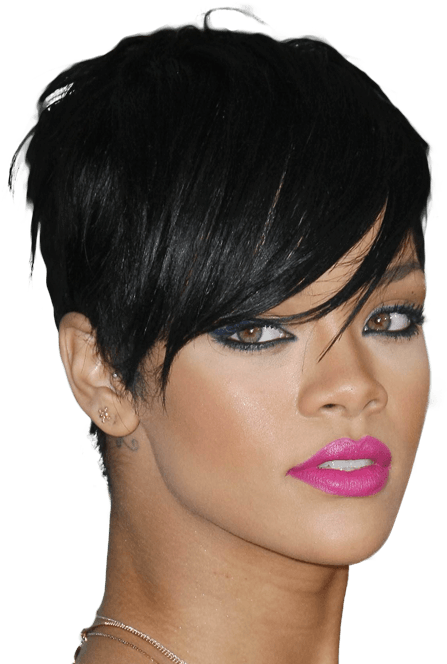 Bold_ Makeup_ Look_with_ Pink_ Lips PNG