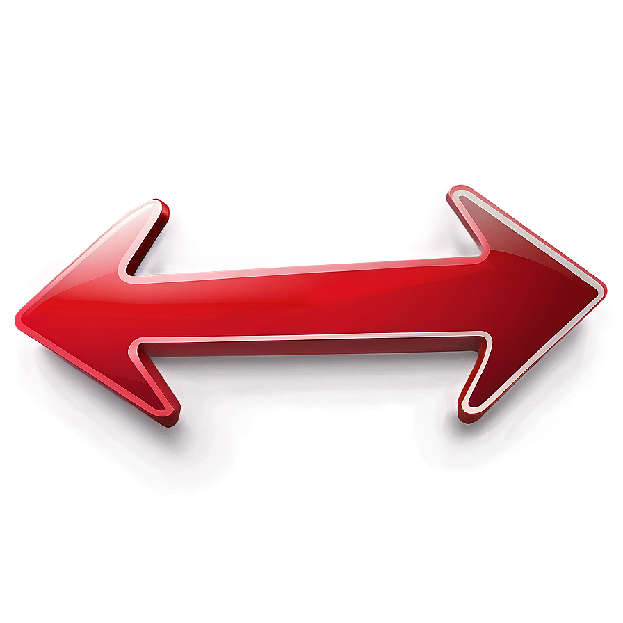 Bold Red Arrow Clipart Png Uvj44 PNG