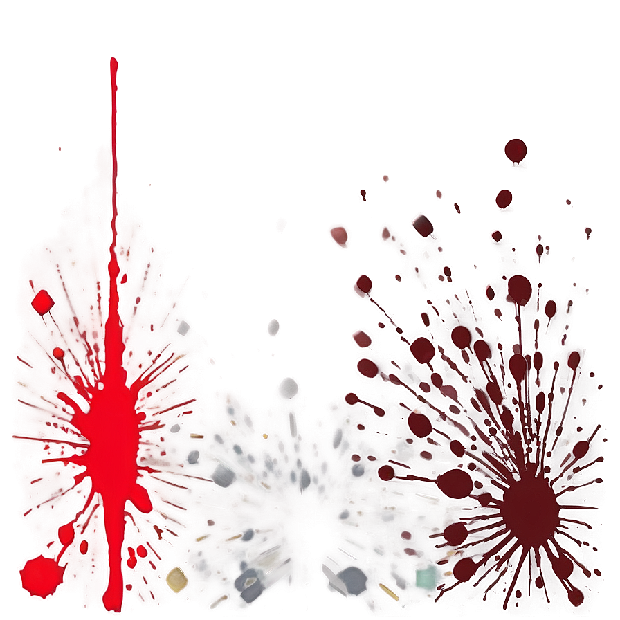 Bold Red Splatter Effect Png Xei74 PNG