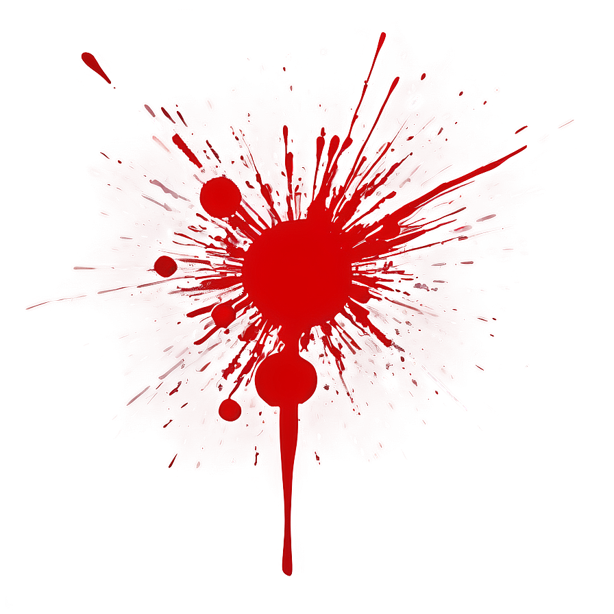 Bold Red Splatter Effect Png Yrp10 PNG