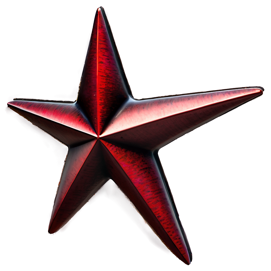 Bold Red Star Png Ruj50 PNG
