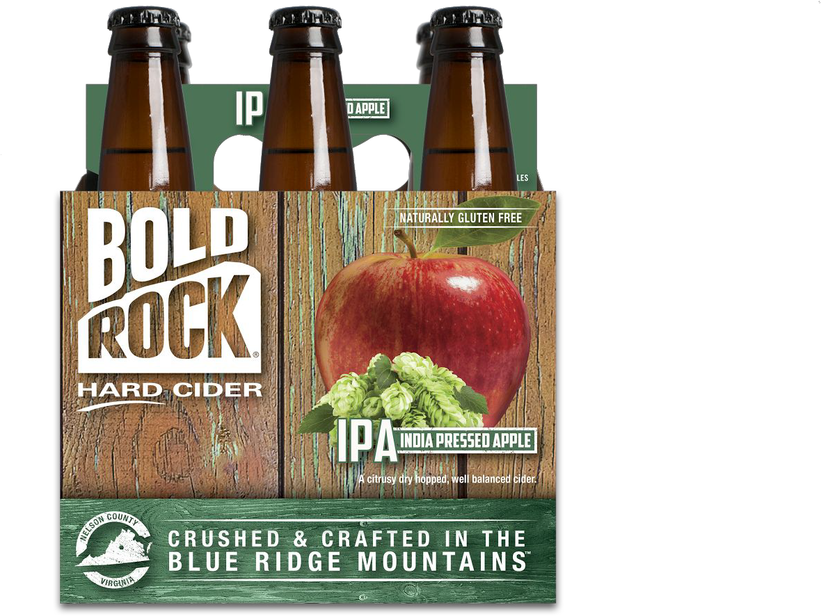 Bold Rock Hard Cider I P A Pack PNG