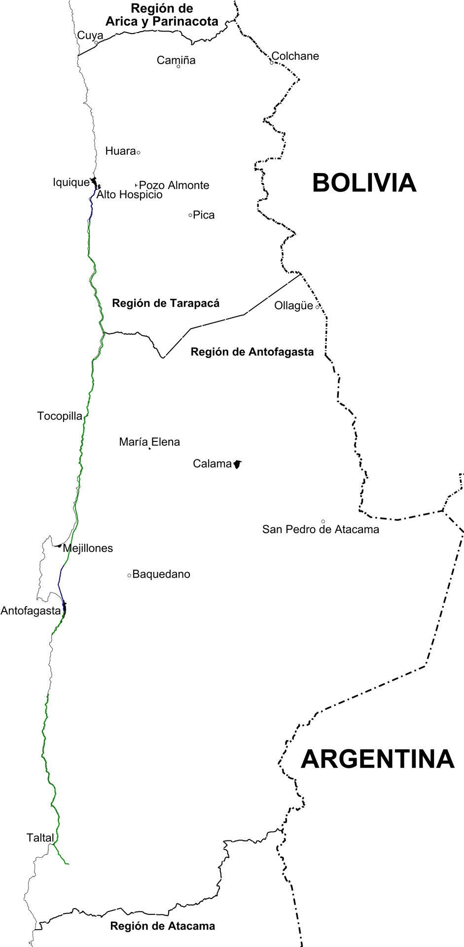 Bolivia Argentina Border Map PNG