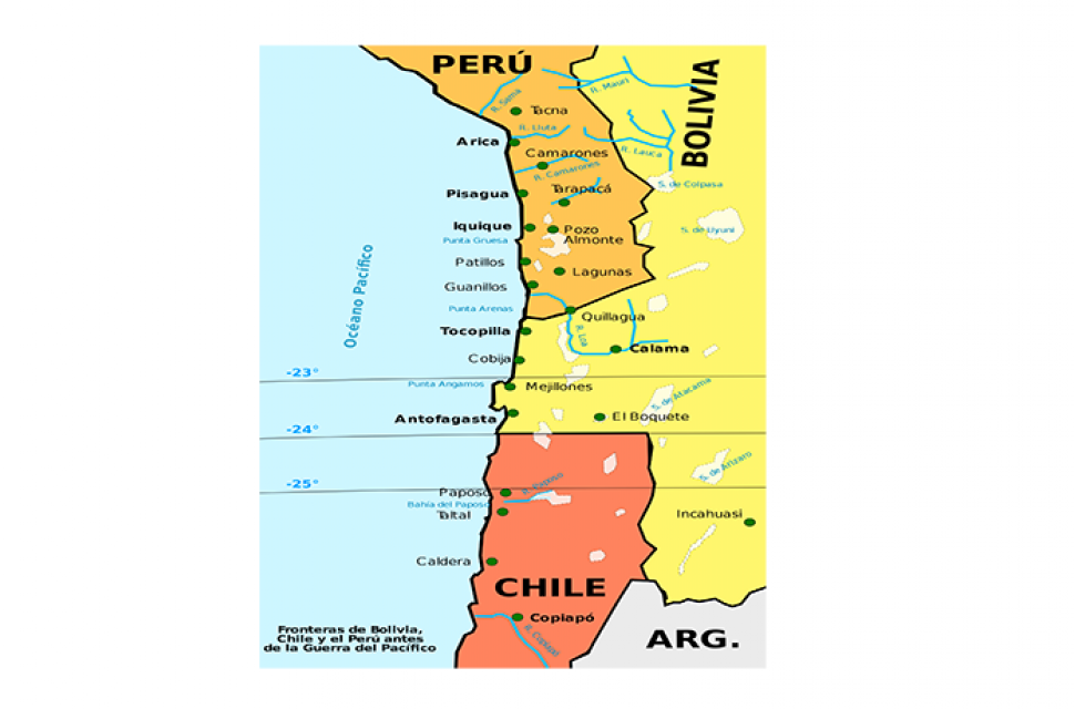 Bolivia Chile Peru Borders Map PNG