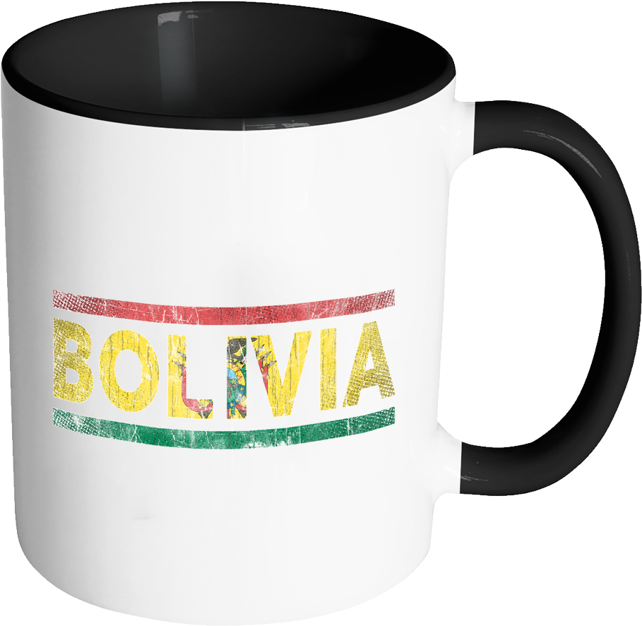 Bolivia Flag Design Mug PNG